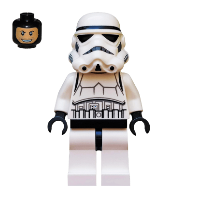 Фігурка Lego Stormtrooper Detailed Armor Patterned Head Dotted Mouth Pattern Star Wars Імперія sw0366 1 Новий - Retromagaz