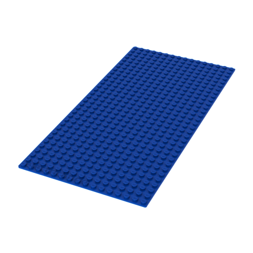 Пластина Lego Базовая Baseplate 16 x 32 3857 2748 274823 4226002 Blue Б/У - Retromagaz