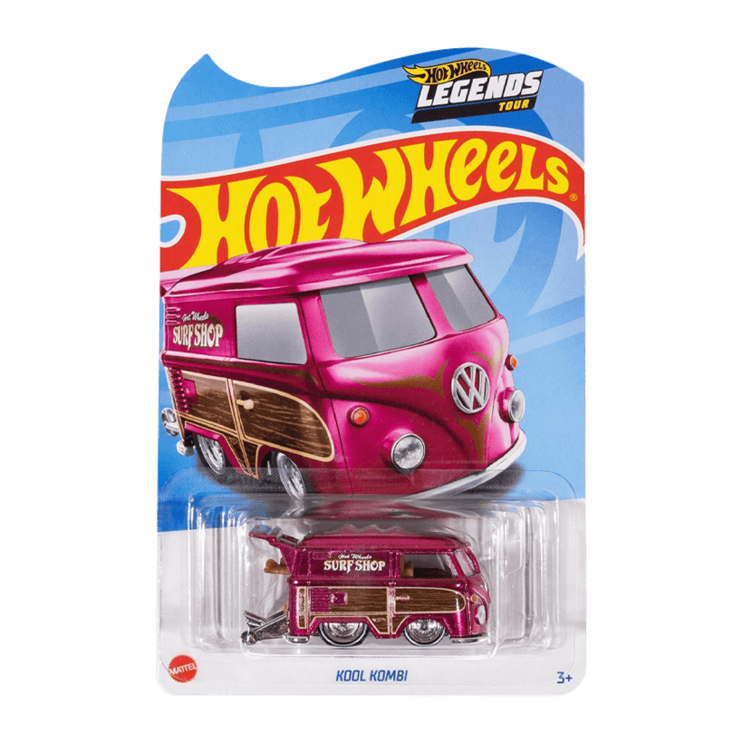 Машинка Базовая Hot Wheels Kool Kombi Legends Tour 1:64 HTF90 Pink - Retromagaz