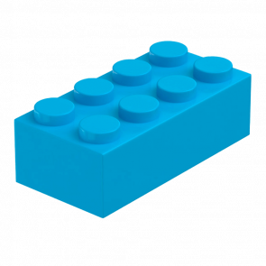 Кубик RMC Обычная 2 x 4 Blue 40шт Новый