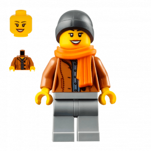 Фігурка Lego Recreation 973pb3164 Customer Female Medium Nougat Jacket City cty1085 Б/У - Retromagaz