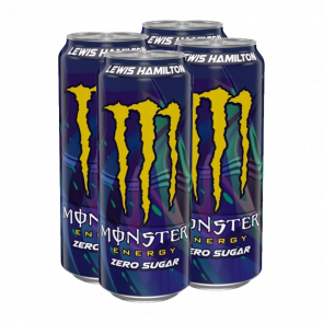 Набор Напиток Энергетический 4шт Monster Energy Lewis Hamilton Formula 1 Zero Sugar 500ml Набор Напиток Энергетический 4шт Monster Energy Lewis Hamilton Formula 1 Zero Sugar 500ml - Retromagaz