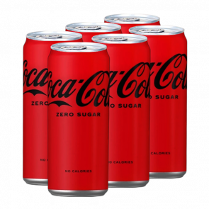 Набор Напиток 6шт Coca-Cola Zero Sugar 330ml - Retromagaz