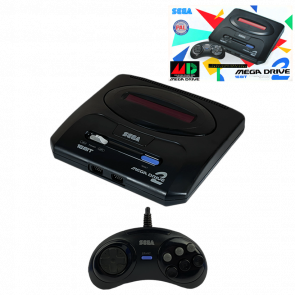 Консоль Sega Mega Drive 2 Asia PAL Black + Документація + Коробка Б/У - Retromagaz