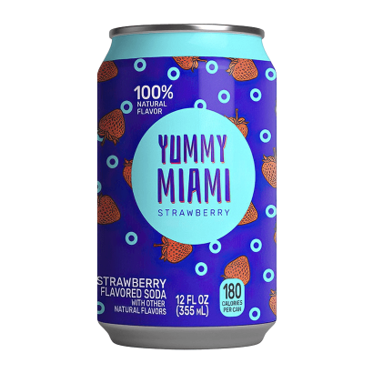 Напій Yummy Miami Strawberry 355ml - Retromagaz