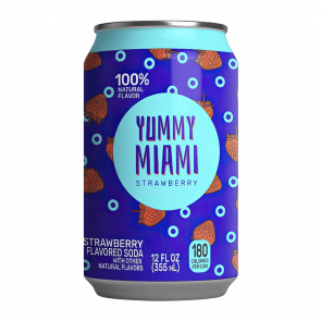 Напій Yummy Miami Strawberry 355ml - Retromagaz