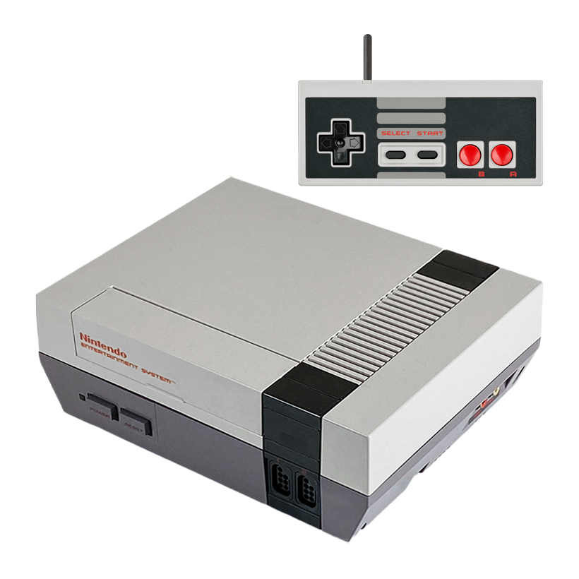 Набір Консоль Nintendo NES NES-001 USA Grey Б/У  + Геймпад Дротовий RMC Новий - Retromagaz