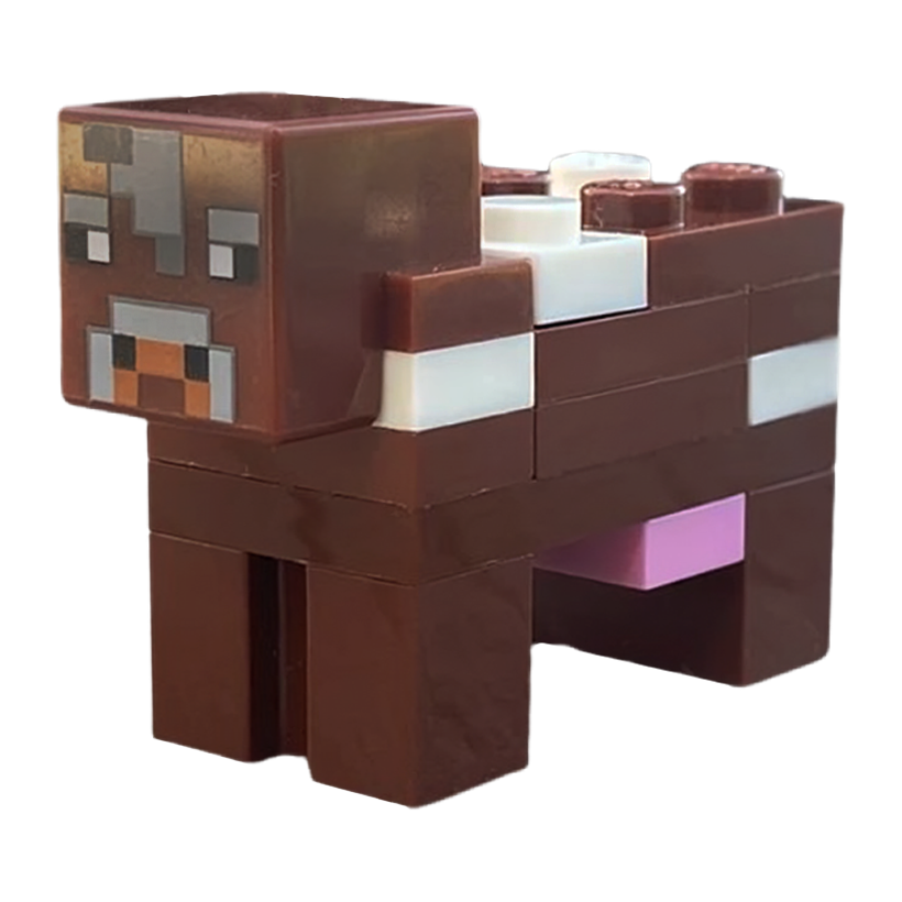 Фигурка Lego Minecraft Cow Brick Built Games minecow01 Б/У - Retromagaz