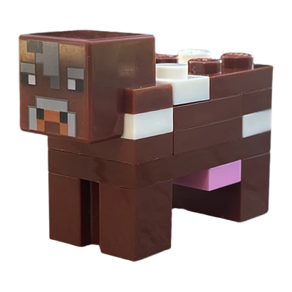Фігурка Lego Minecraft Cow Brick Built Games minecow01 Б/У - Retromagaz
