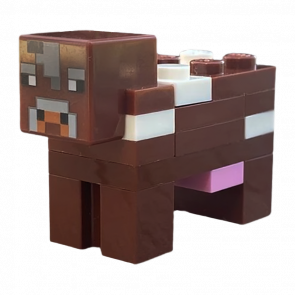 Фигурка Lego Minecraft Cow Brick Built Games minecow01 Б/У