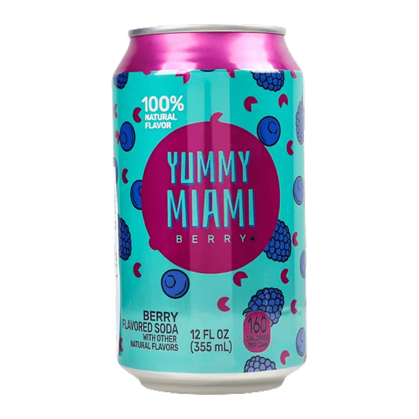 Напиток Yummy Miami Berry 355ml - Retromagaz
