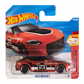 Машинка Базовая Hot Wheels 2023 Nissan Z Then and Now 1:64 JJJ79 Orange - Retromagaz