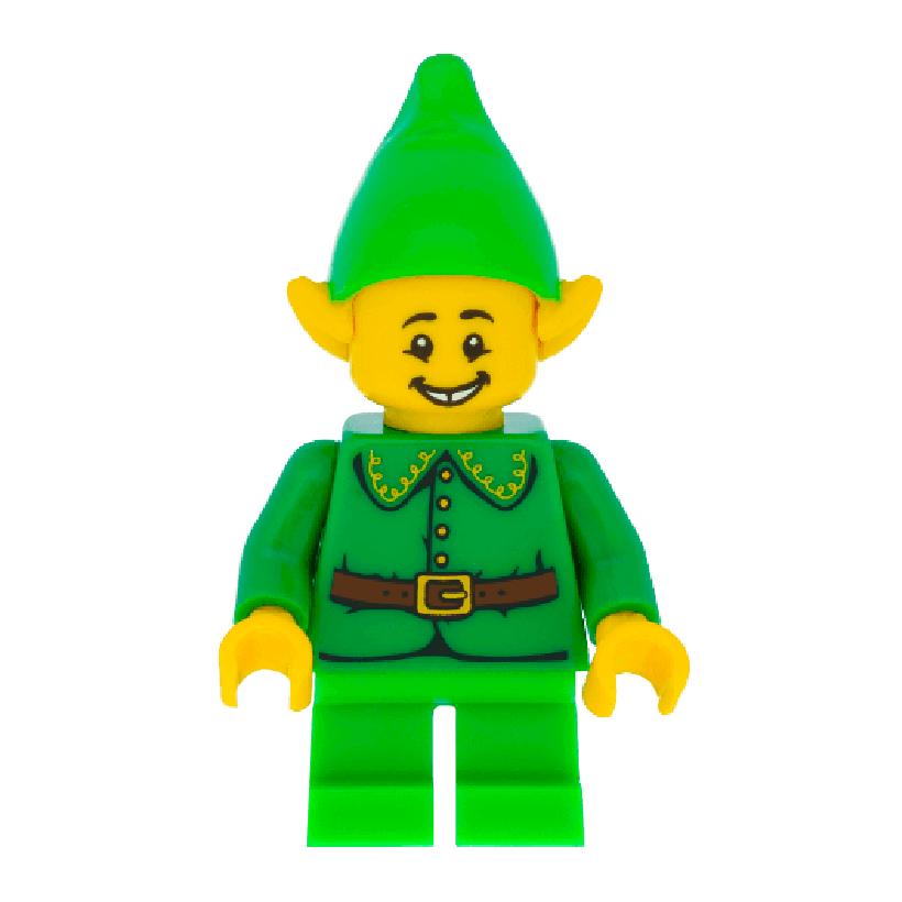 Фигурка Lego Series 11 Holiday Elf Collectible Minifigures col11-7 col169 Б/У - Retromagaz