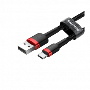 Кабель Baseus Cafule Cable Black/Red USB 2.0 - USB Type-C 1m