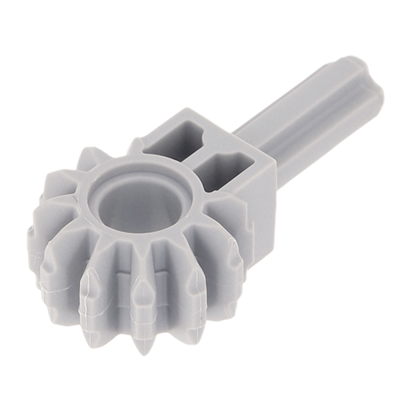 Technic 4шт Lego Шестірня Arm with Gear 8 Tooth and 1.5L Axle 24014 6134848 Light Bluish Grey Б/У - Retromagaz