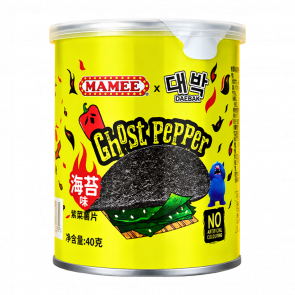 Чипси Mamee Ghost Pepper зі Смаком Морських Водоростей 40g - Retromagaz