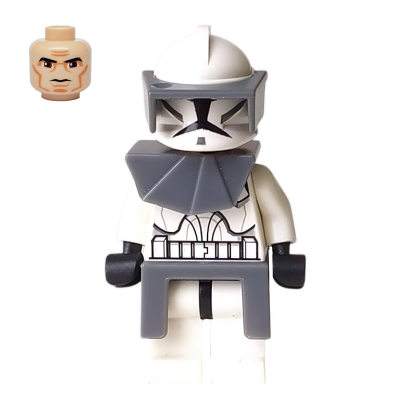 Фігурка Lego Республіка Clone Trooper Phase 1 Dark Grey Visor Pauldron Kama Star Wars sw0203 Б/У - Retromagaz