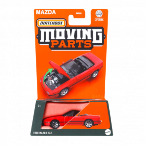 Тематическая Машинка Matchbox 1988 Mazda RX7 Moving Parts 1:64 FWD28/HVN06 Red - Retromagaz