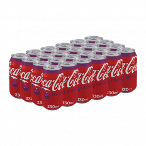 Набор Напиток 24шт Coca-Cola Cherry 330ml - Retromagaz