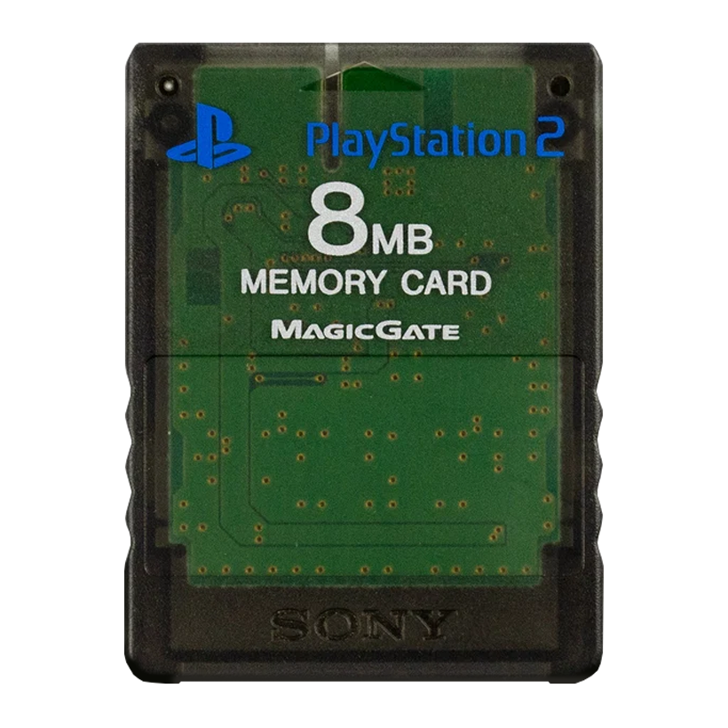 Карта Пам'яті Sony PlayStation 2 SCPH-10020 Smoke Zen 8MB Clear Black Б/У - Retromagaz