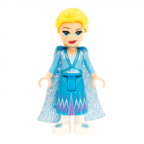 Фігурка Lego Elsa Glitter Cape with Two Tails Friends Girl dp069 1 Б/У - Retromagaz