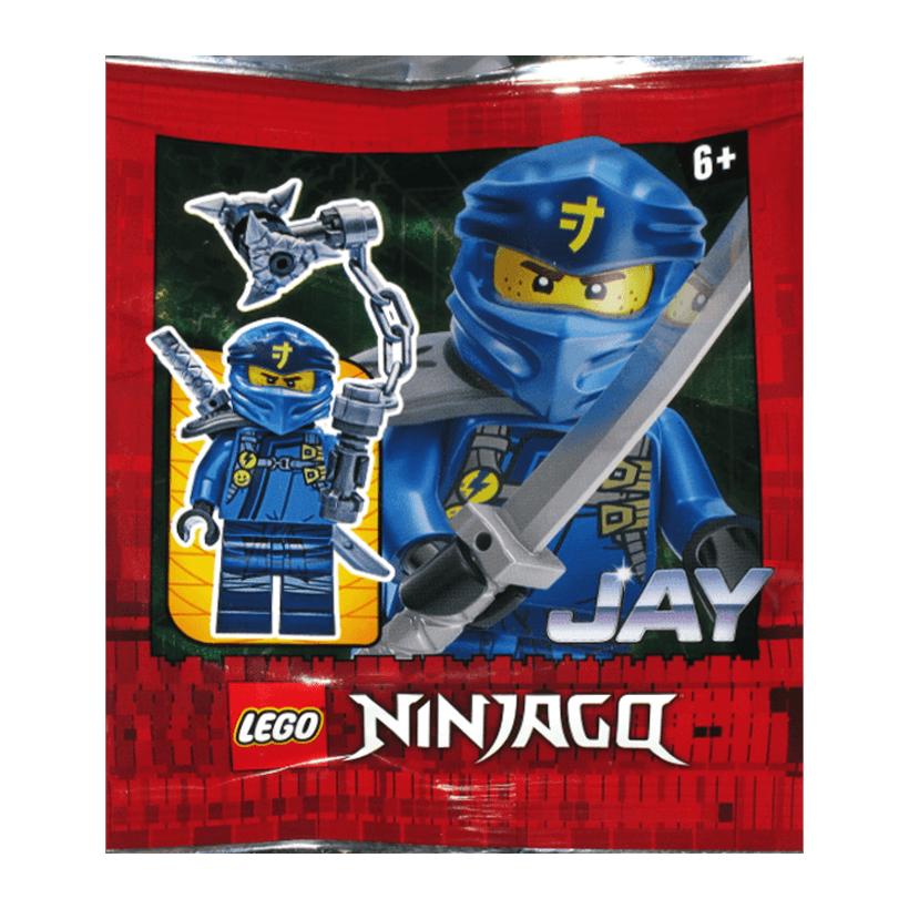 Конструктор Lego Фігурка Jay Secrets of the Forbidden Spinjitzu Foil Pack Ninjago 892064 njo0548 Новий - Retromagaz
