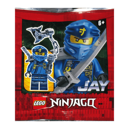 Конструктор Lego Фігурка Jay Foil Pack Secrets of the Forbidden Spinjitzu Ninjago 892064 njo548 Новий - Retromagaz