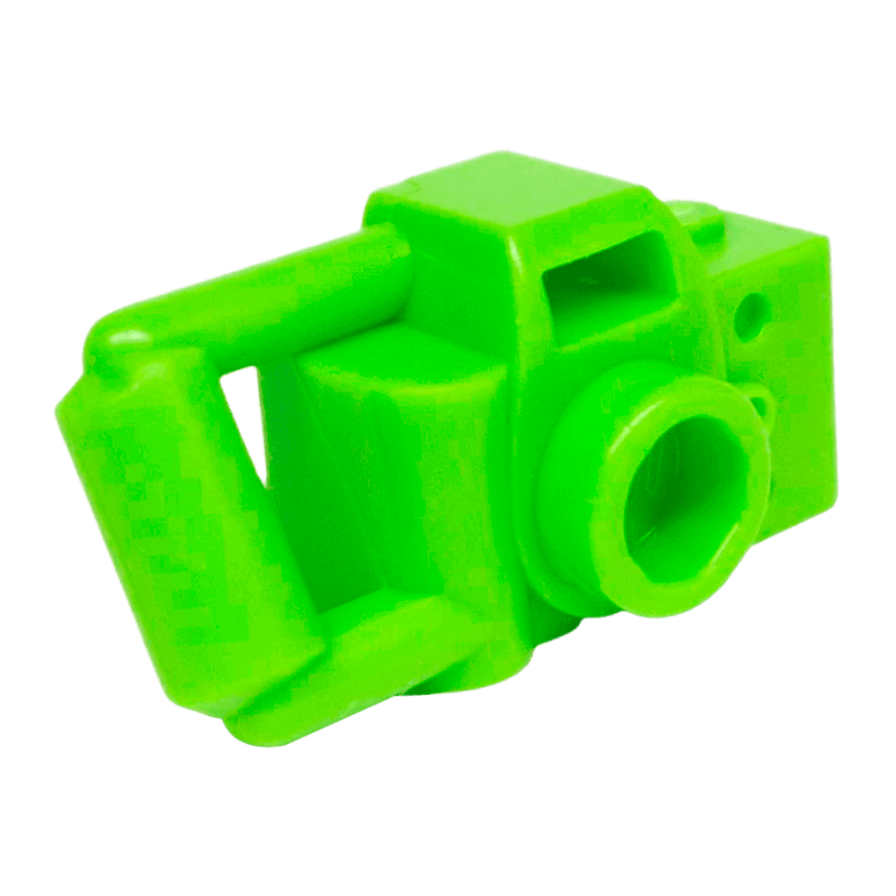 Інше 4шт Lego Camera Handheld Style with Extended Handle 30089b 6185108 Lime Б/У - Retromagaz
