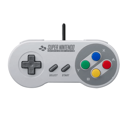 Геймпад Проводной Nintendo SNES Classic Mini Europa Grey 2.2m Б/У - Retromagaz