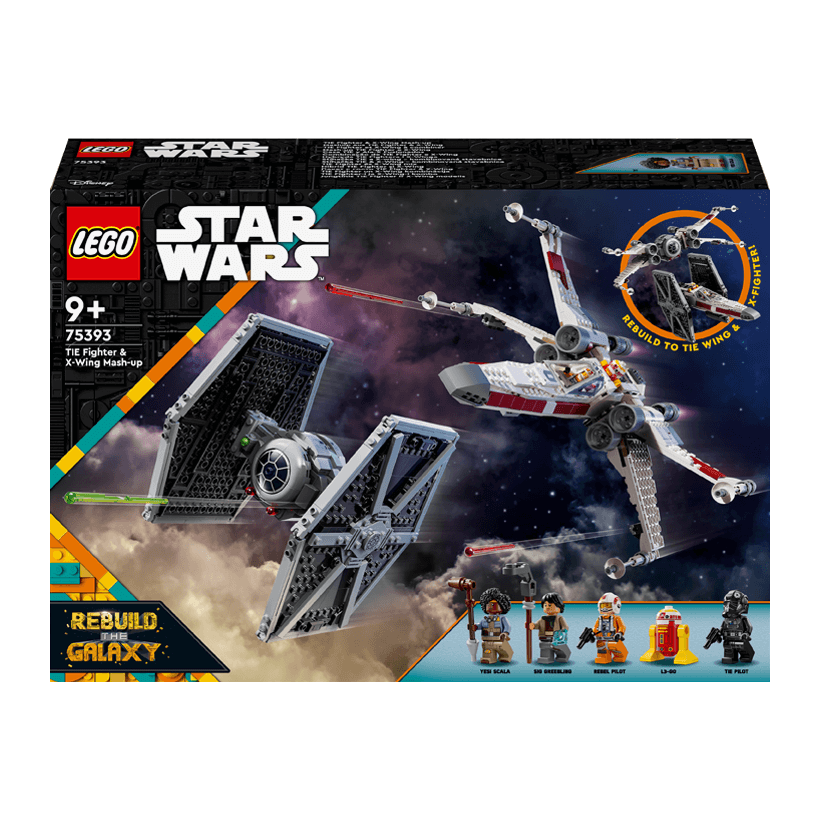 Конструктор Lego Истребитель TIE и корабль X-wing Star Wars 75393 Новый - Retromagaz