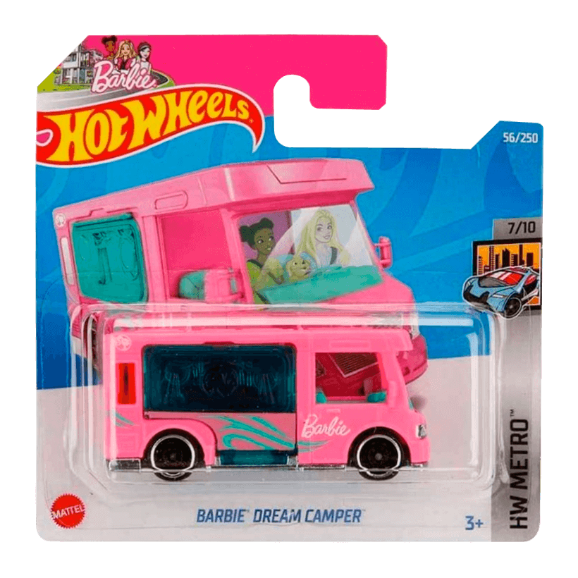 Машинка Базовая Hot Wheels Barbie Dream Camper Metro 1:64 HCT79 Pink - Retromagaz