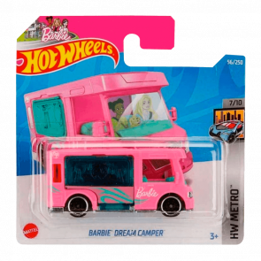 Машинка Базова Hot Wheels Barbie Dream Camper Metro HCT79 Pink Новий - Retromagaz