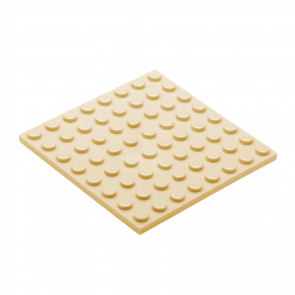 Пластина Lego Обычная 8 x 8 41539 42534 4178317 4624223 Tan 4шт Б/У