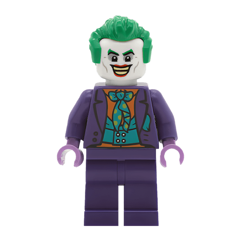 Фігурка Lego DC The Joker Dark Turquoise Bow Tie Super Heroes sh0901 Б/У - Retromagaz