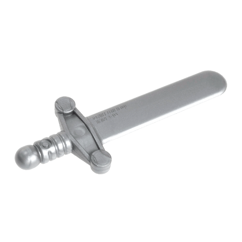 Оружие 4шт Lego Меч Shortsword Elaborate Hilt 76764 6020190 Flat Silver Б/У - Retromagaz