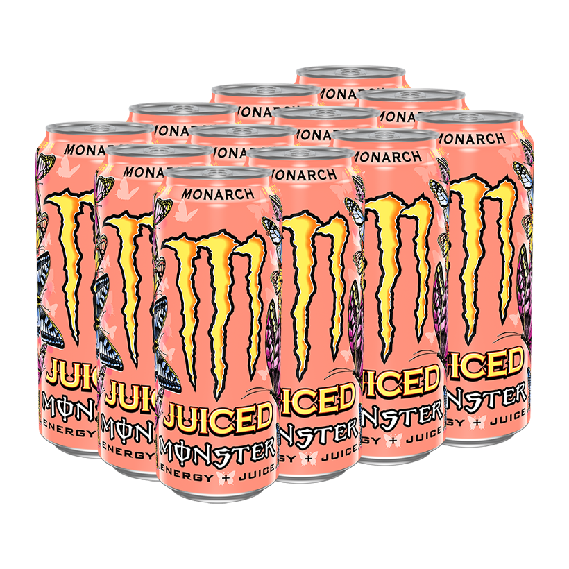 Набор Напиток Энергетический 12шт Monster Energy Juiced Monarch 500ml - Retromagaz