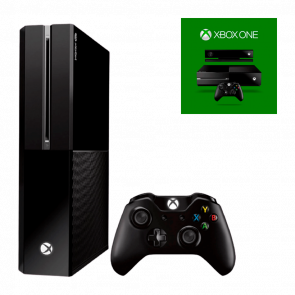 Набор Консоль Microsoft Xbox One FAT 1TB Black Б/У Хороший + Коробка Microsoft Xbox One FAT Green Б/У Хороший - Retromagaz