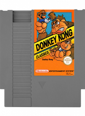 Игра Nintendo NES Donkey Kong Classics Europe Английская Версия Только Картридж Б/У - Retromagaz