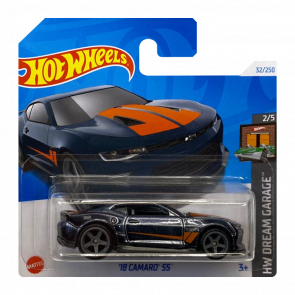Машинка Базова Hot Wheels '18 Camaro SS Super Treasure Hunt STH Dream Garage 1:64 HTF31 Black