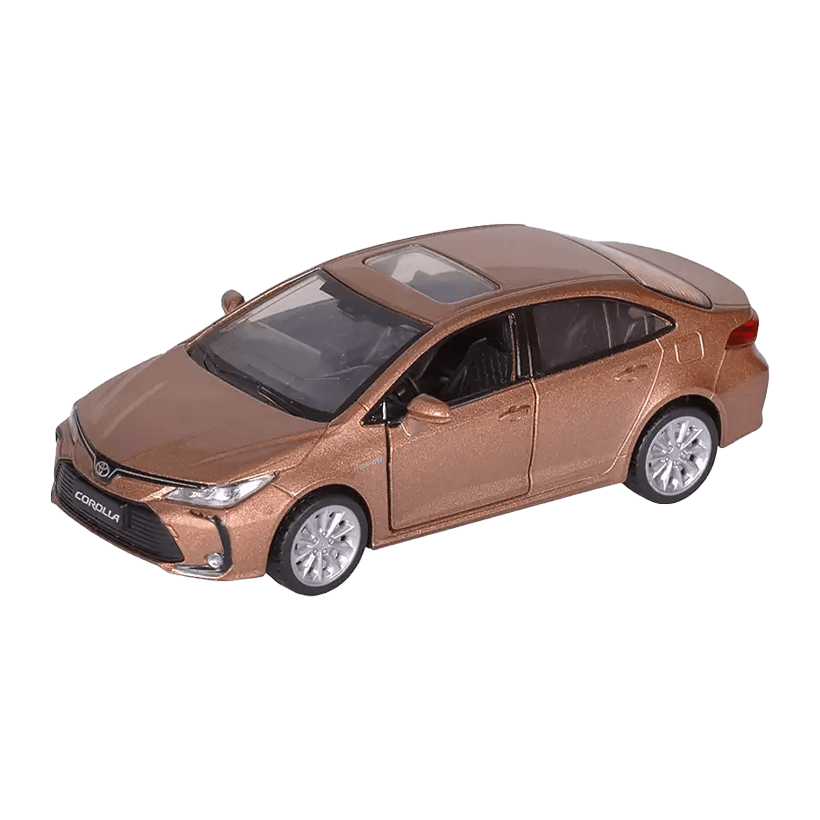 Машинка Автопром Toyota Corolla Hybrid 1:32 Bronze - Retromagaz