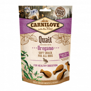 Лакомства для Собак Carnilove Dog Crunchy Snack Quail with Oregano 200g - Retromagaz