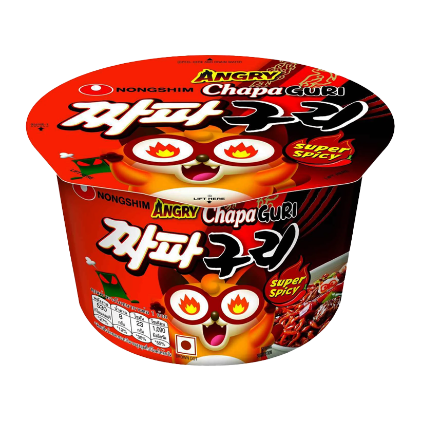 Локшина Nongshim ChapaGuri Super Spicy Гостра 114g - Retromagaz