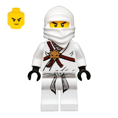 Фигурка Lego Ninja Zane The Golden Weapons Ninjago njo001 Б/У - Retromagaz