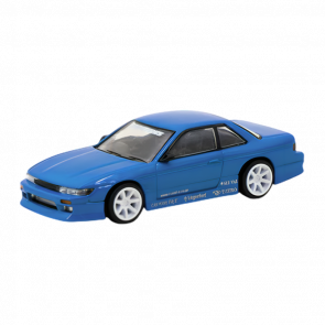 Машинка Premium Tarmac Works VERTEX Nissan Silvia S13 GLOBAL64 1:64 T64G-025-BL Blue - Retromagaz