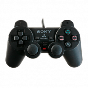 Геймпад Проводной Sony PlayStation 1 DualShock SCPH-1200 Black 2m Б/У Отличный