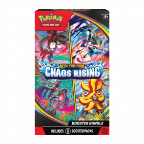 Картки Коллекционная Игра Pokemon Mega Evolution Chaos Rising Booster Bundle - Retromagaz