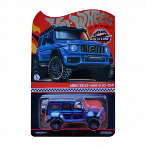 Машинка Premium Hot Wheels Mercedes-AMG G 63 4×4 Red Line Club RLC 1:64 HMY21 Blue