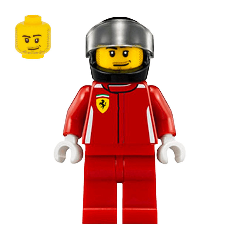 Фигурка Lego Speed Champions Ferrari Race Car Driver 1 Другое sc001 Б/У - Retromagaz