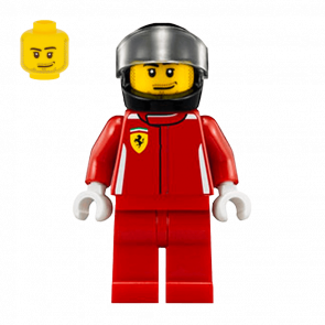 Фігурка Lego Ferrari Race Car Driver 1 Інше Speed Champions sc001 Б/У - Retromagaz