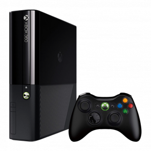 Консоль Microsoft Xbox 360 E Freeboot 250GB Black + 5 Встроенных Игр Нерабочий Привод Б/У - Retromagaz